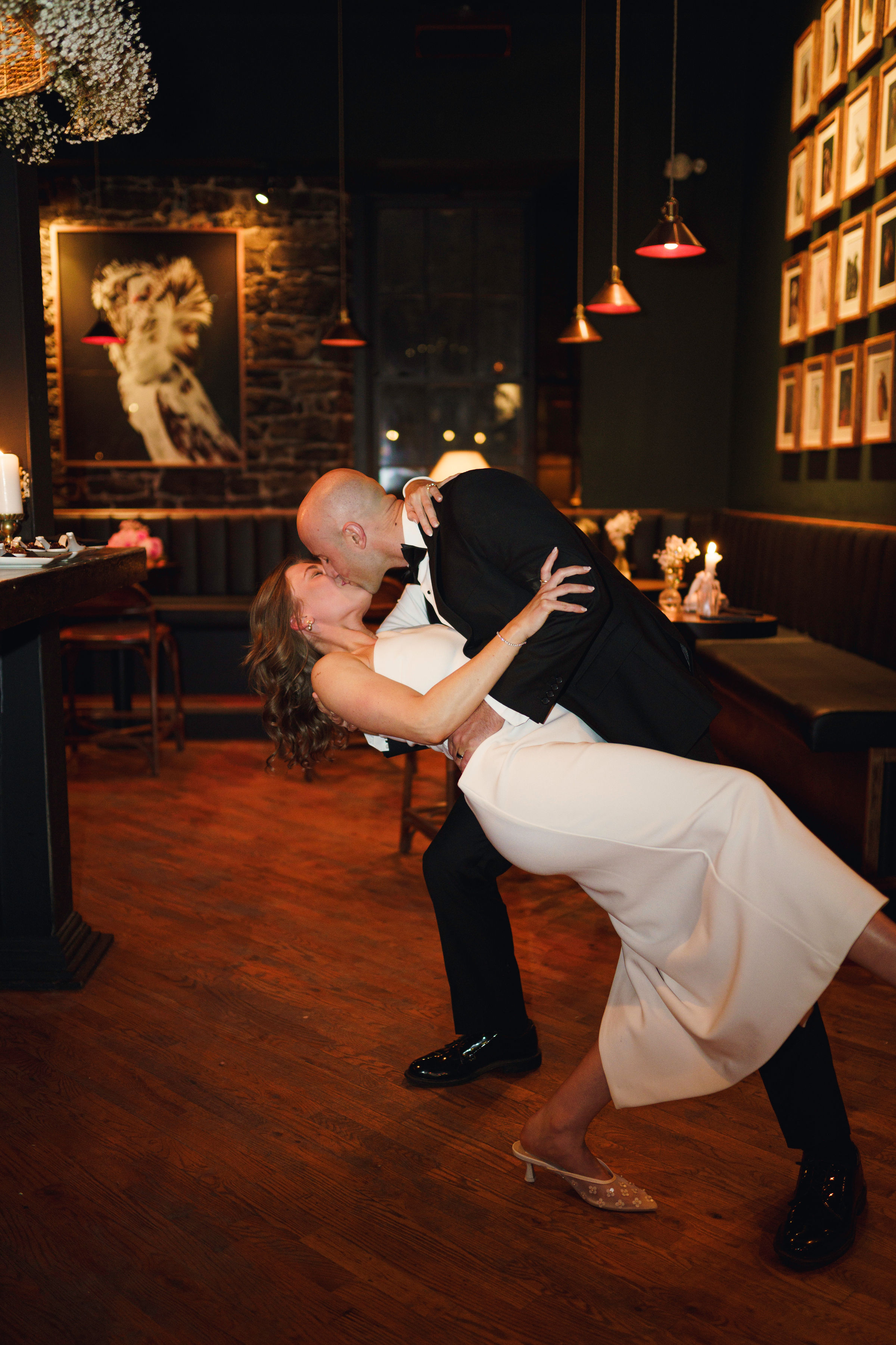 Wedding day moment